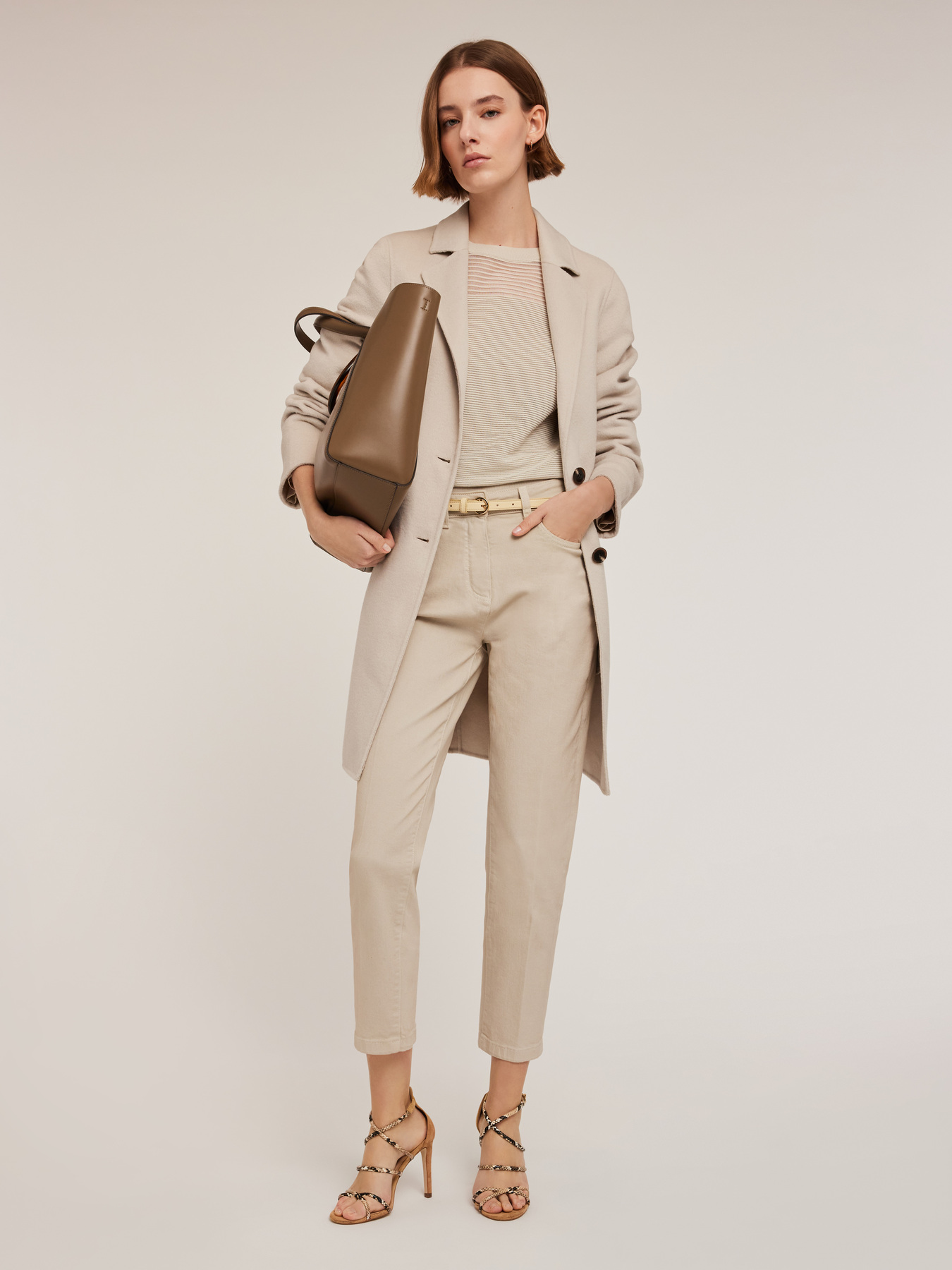 Rianne carrot fit drill trousers image number 0