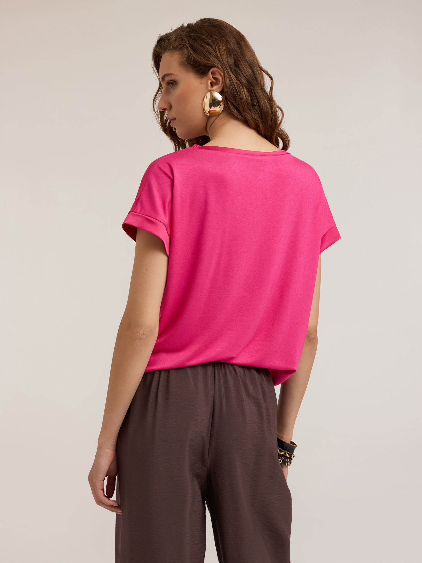 T-shirt bimaterica image number 1