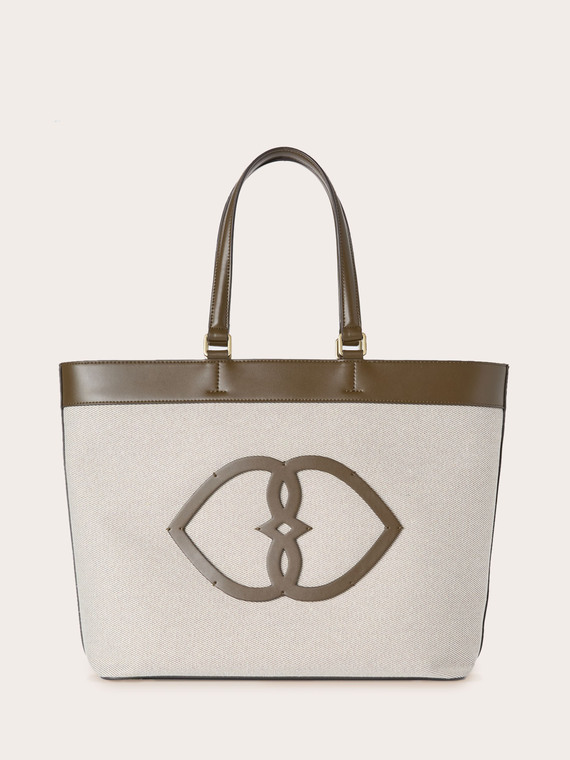 Canvas tote bag with handles