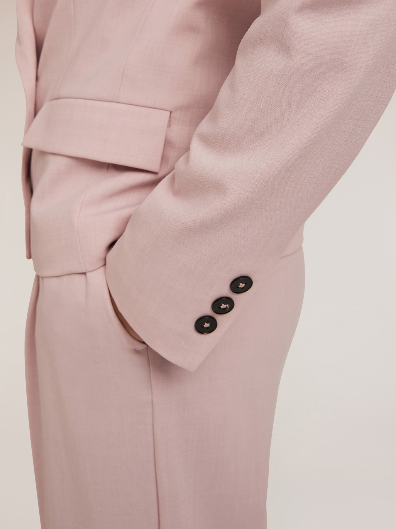 Giacca doppiopetto in poliviscosa image number 3