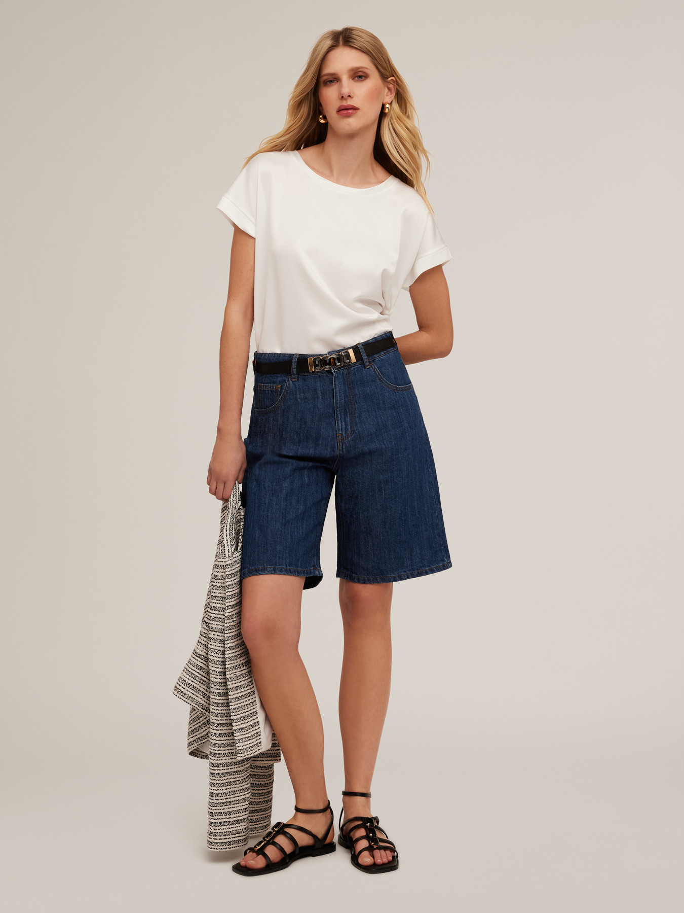 Tricou din două materiale image number 0