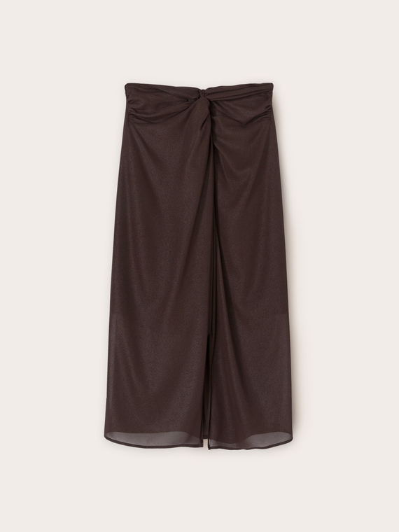 Gonna pareo in georgette shiny