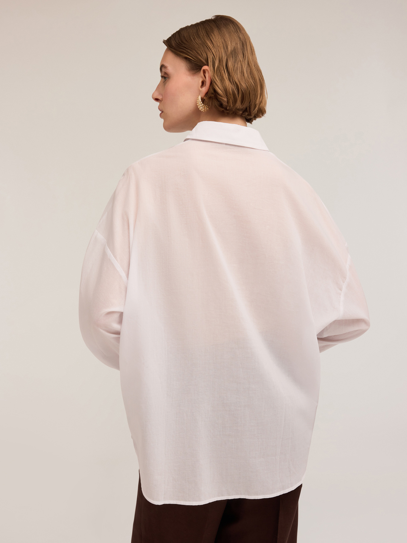 Chemise oversize avec poches image number 1