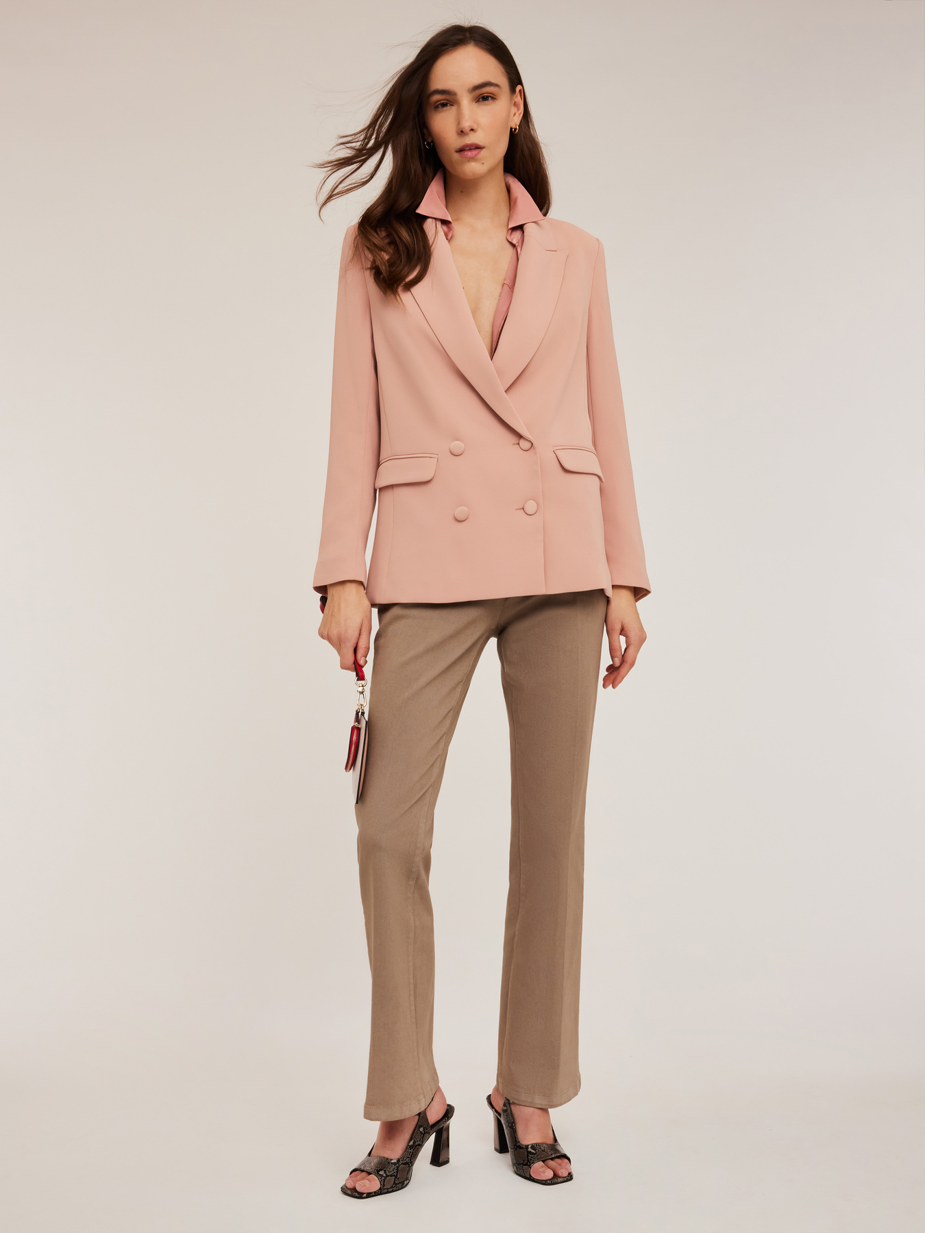 Pantaloni bootleg in drill image number 0