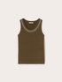 Tanktop mit Crystal-Fransen image number 4