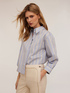 Camicia boxy a righe image number 2