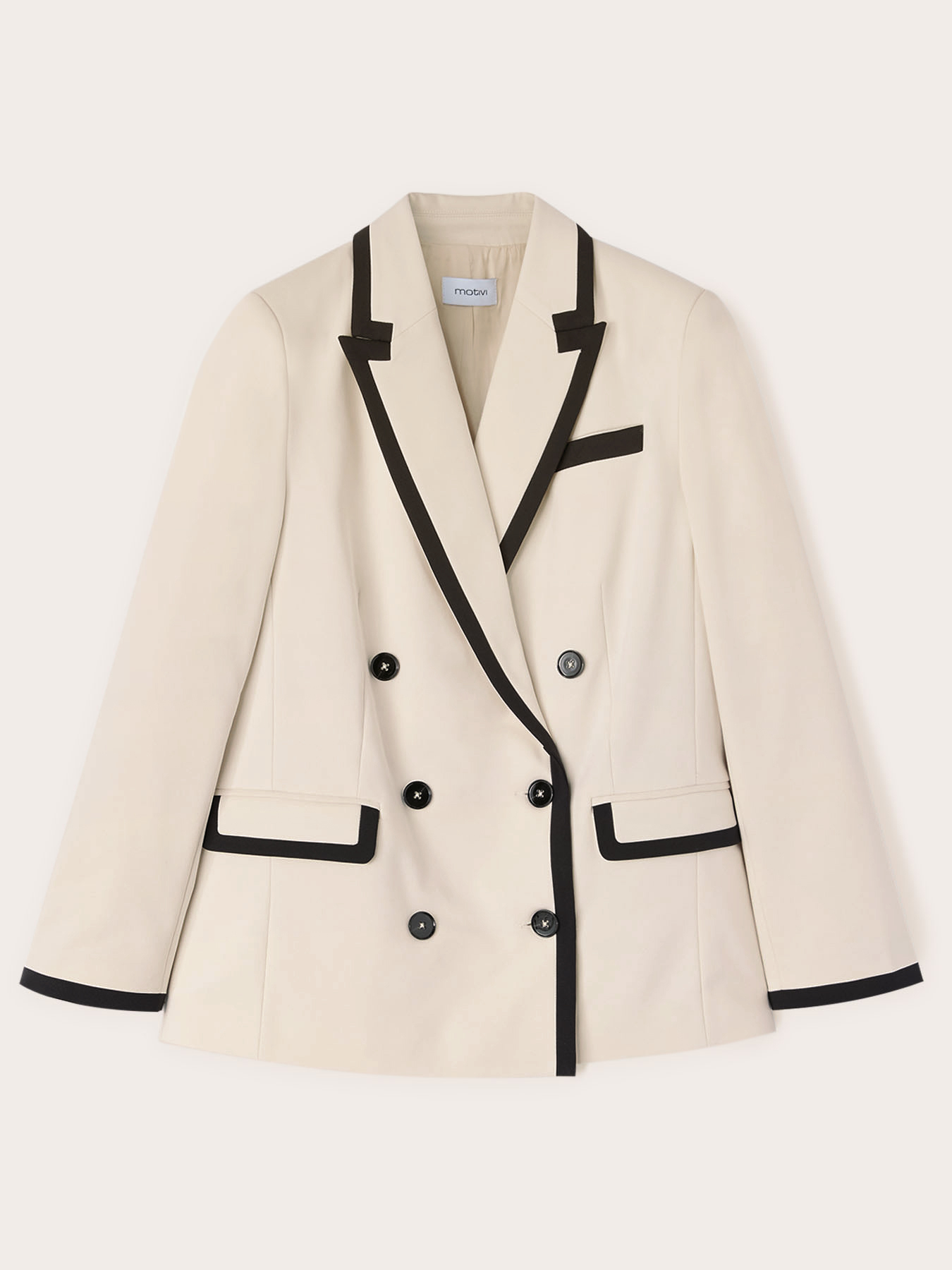 Blazer &agrave; double boutonnage avec bords image number 4