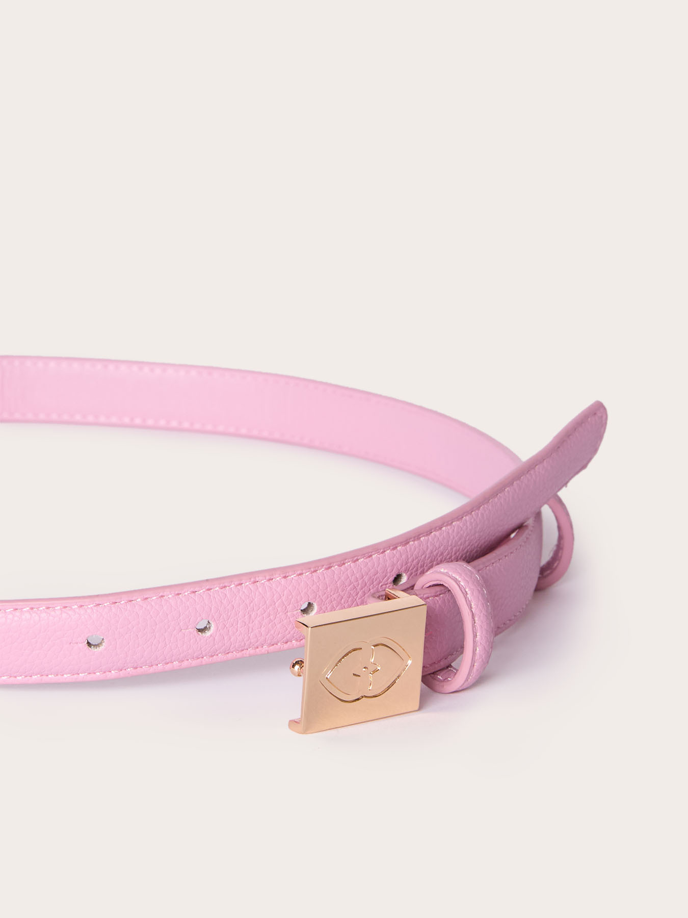 G&uuml;rtel mit Double Love-Metallplakette image number 2