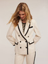 Blazer &agrave; double boutonnage avec bords image number 2