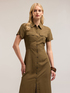 Lyocell blend shirt dress image number 2