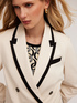 Blazer &agrave; double boutonnage avec bords image number 3