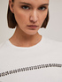 T-shirt with crystal embroidery image number 3