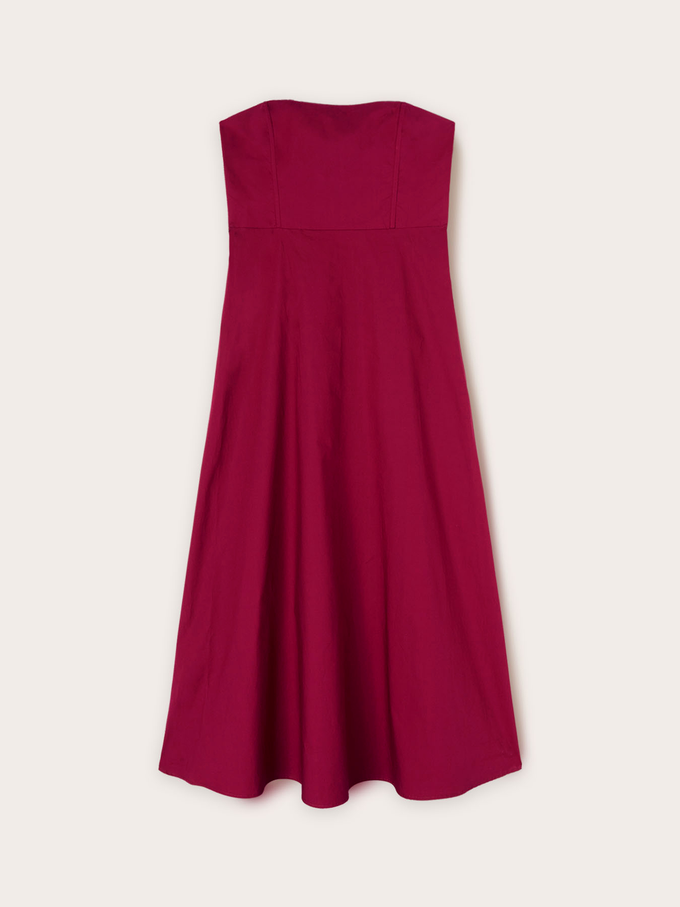 Rochie bustieră din poplin image number 4