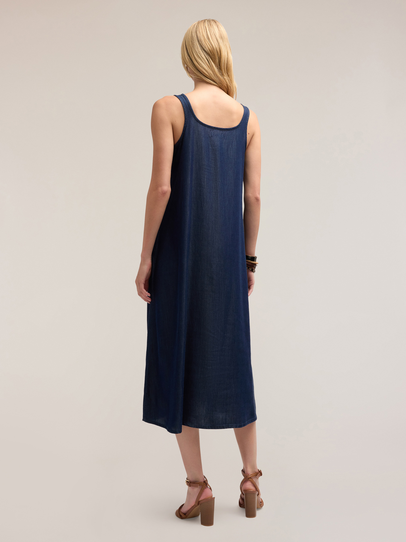 Vestido largo de TENCEL&trade; image number 1