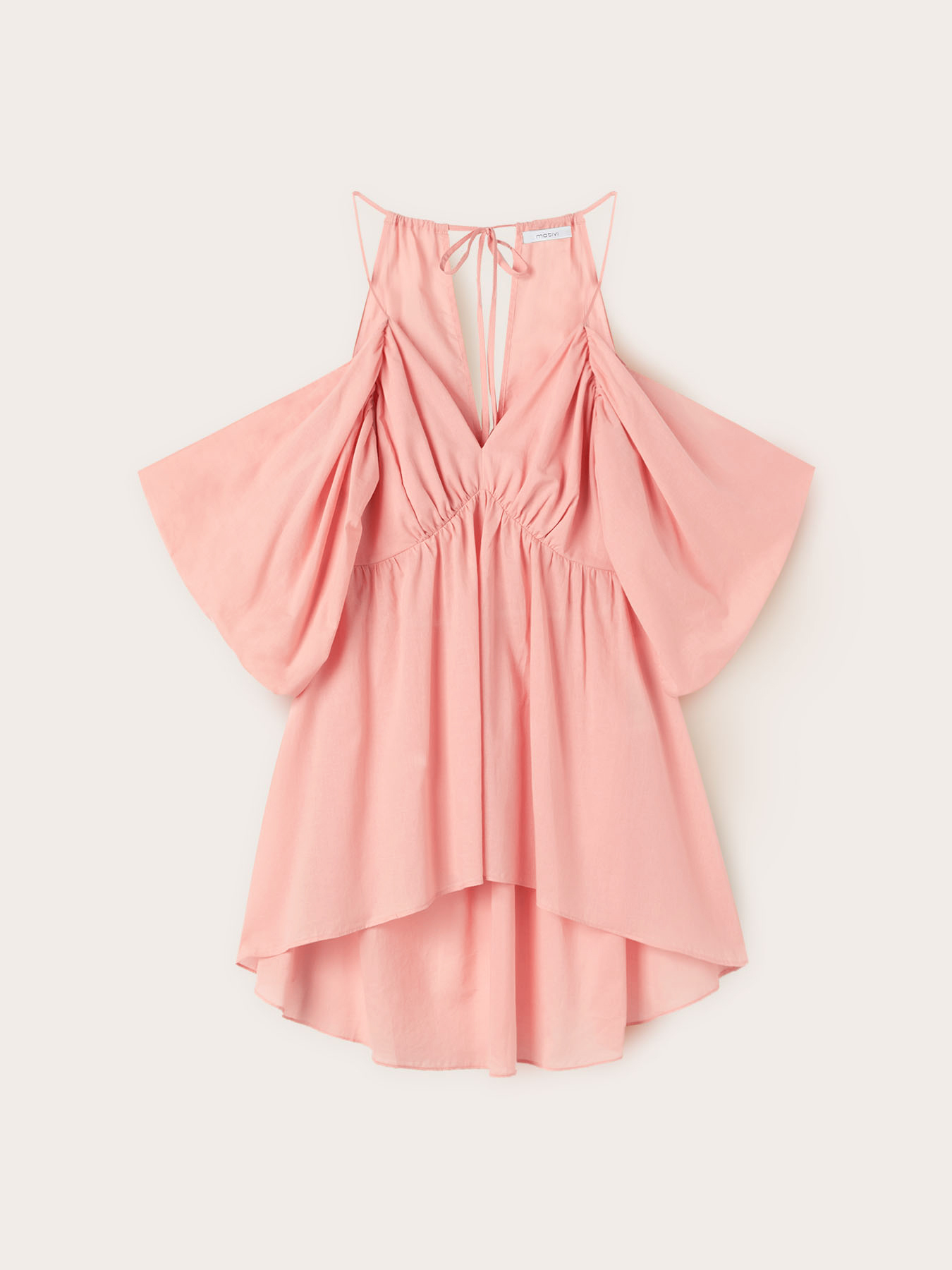 Top off-shoulder in cotone image number 4