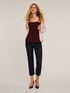 Bustier top with suspenders image number 2