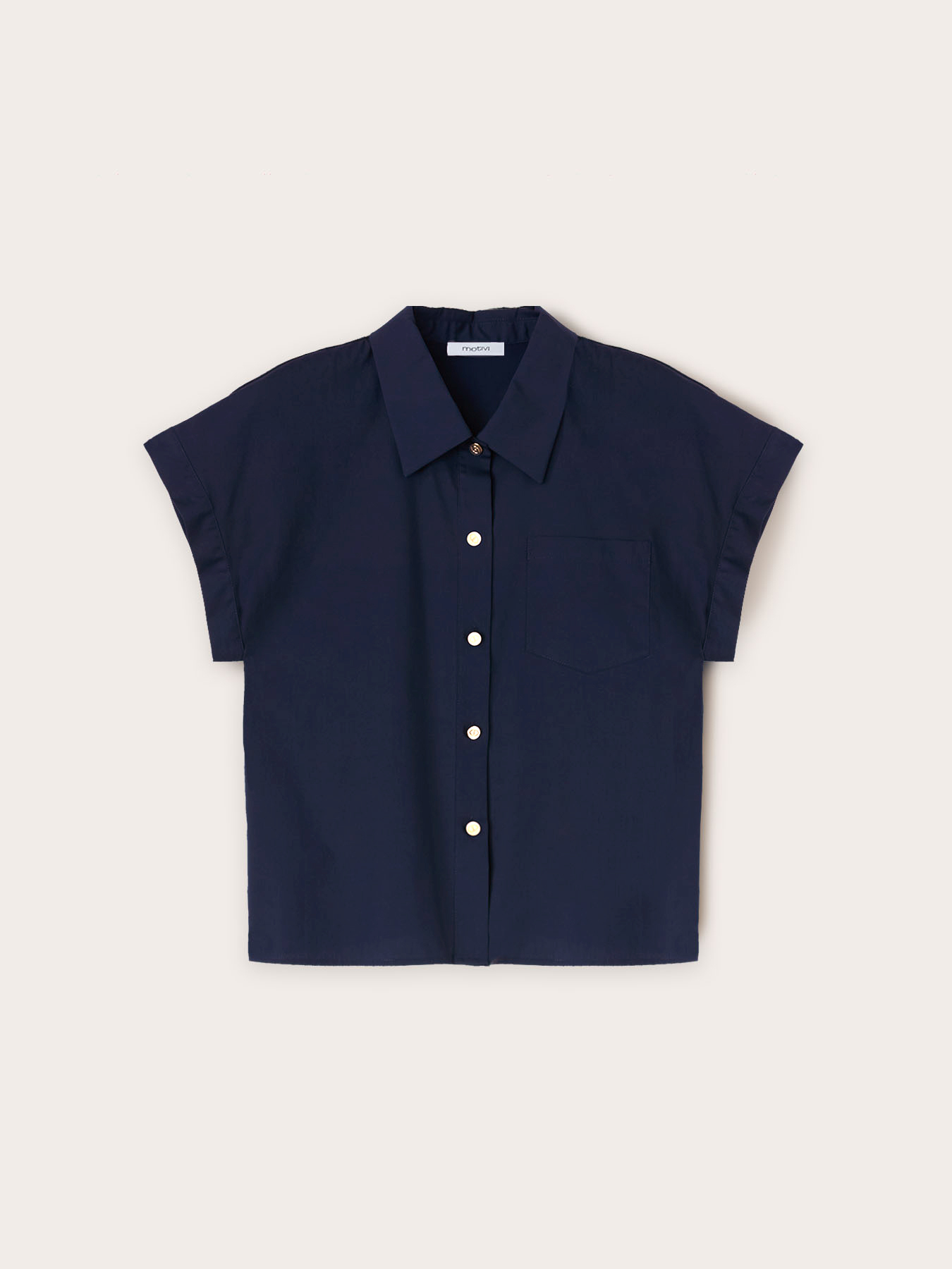 Cotton kimono shirt image number 4