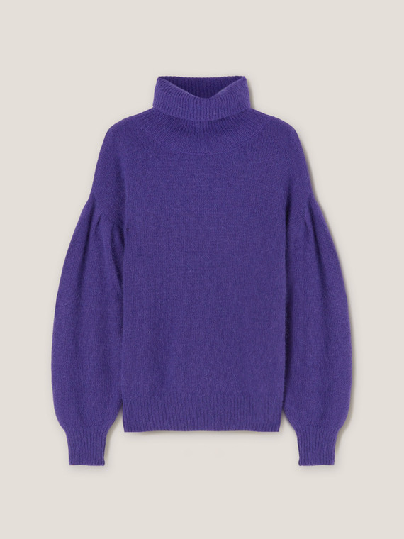 Rollkragenpullover aus Angoragemisch