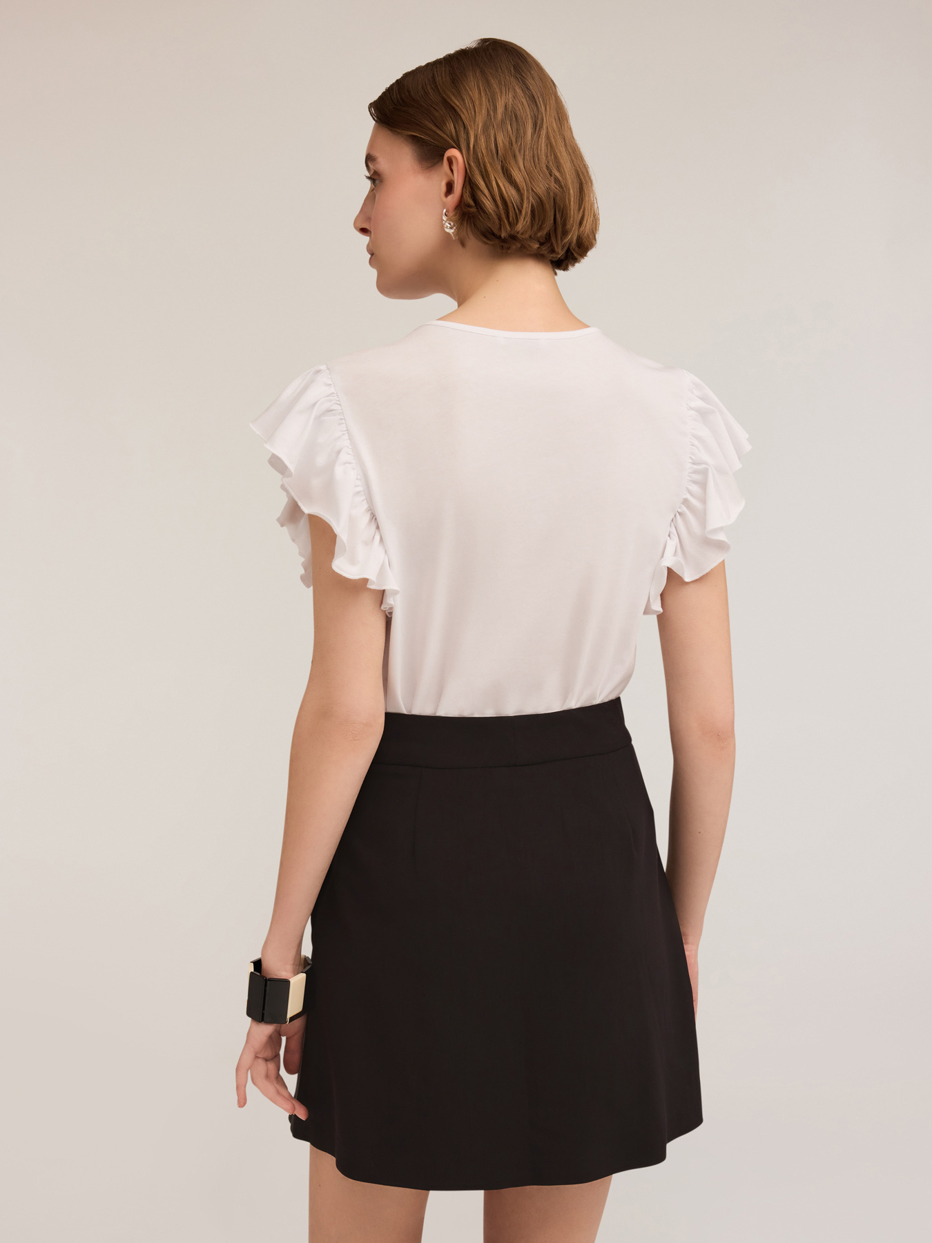 Camiseta con escote joya image number 1