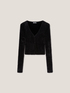 Kurzer Cardigan in Pelz-Optik image number 3