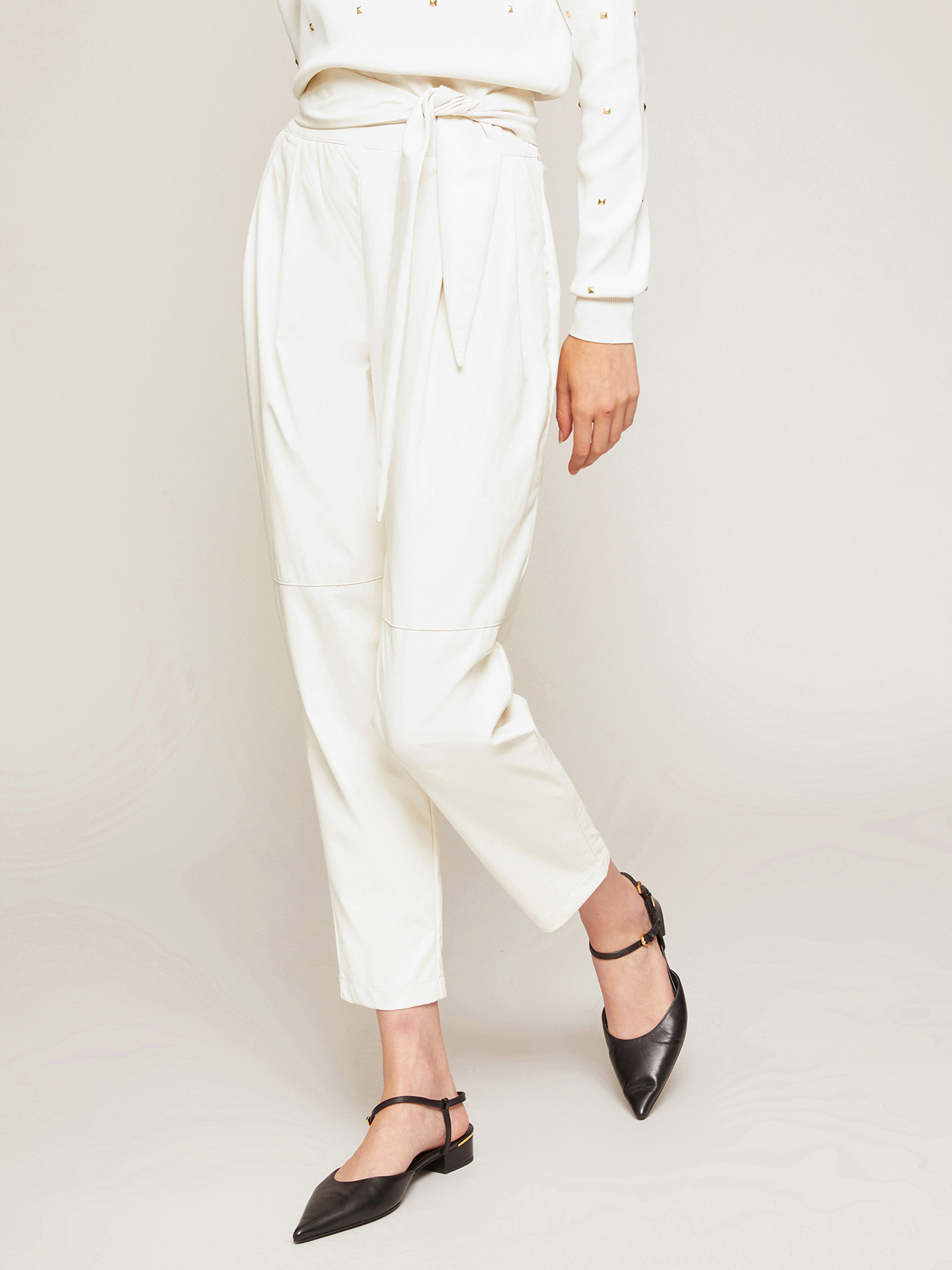 Karottenhose aus Lederimitat image number 0