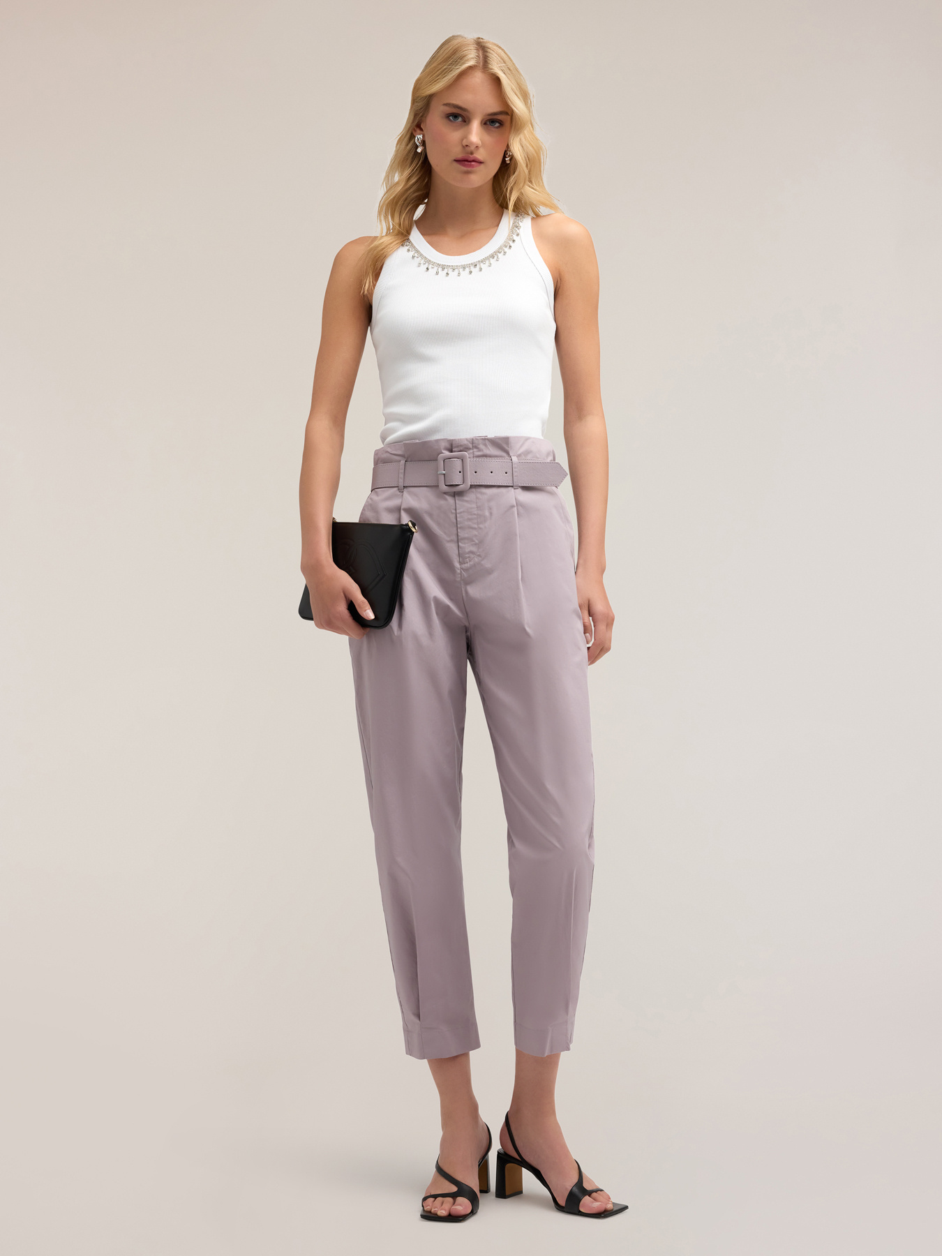 Tanktop mit Crystal-Fransen image number 2