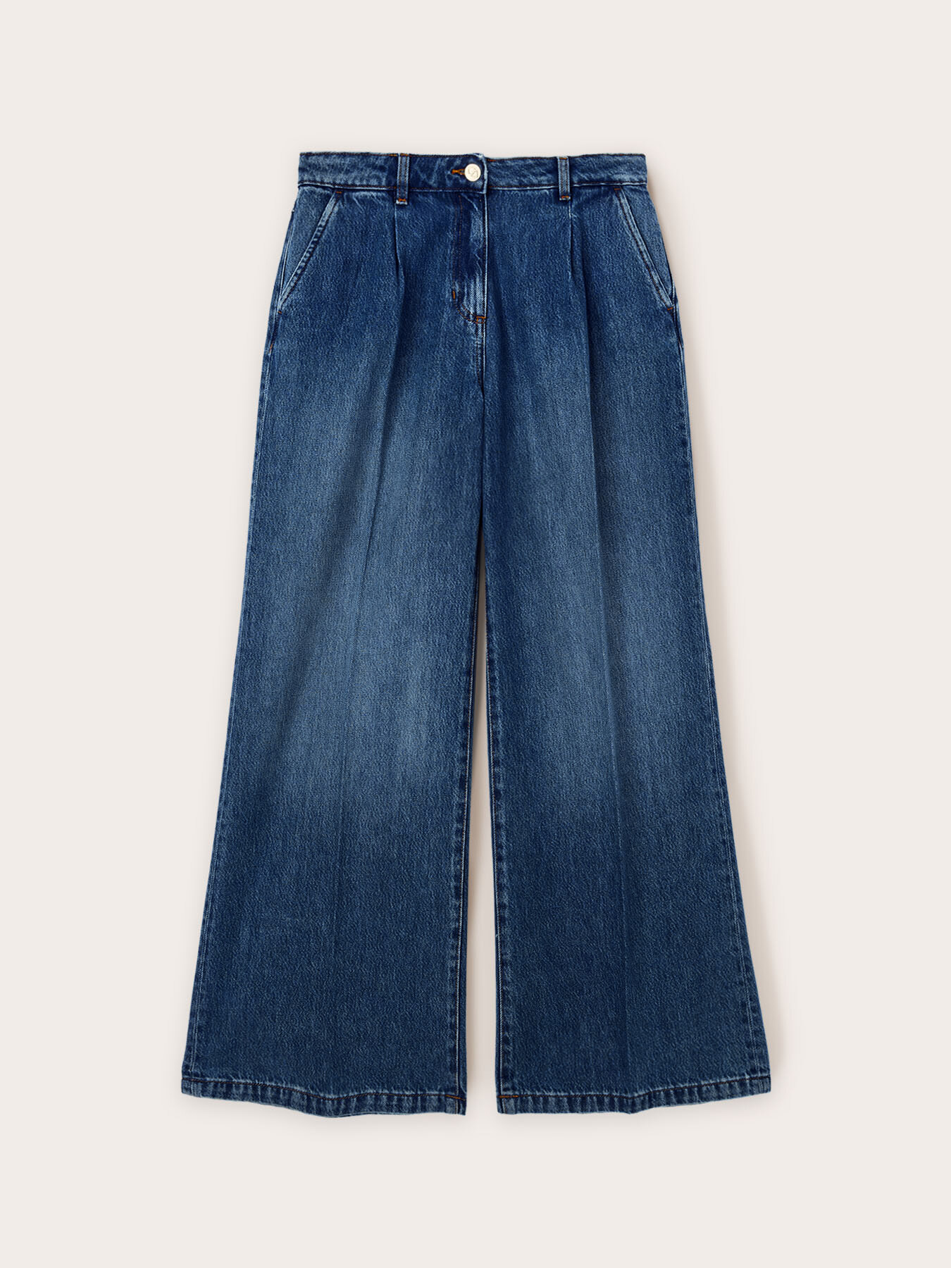 Wide Slouchy-Jeans aus Lyocell-Mischung image number 4