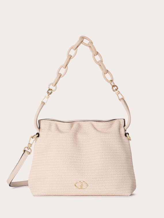 Curly bag aus Stoff mit Filament-Optik