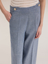 Pantaloni wide effetto denim image number 3