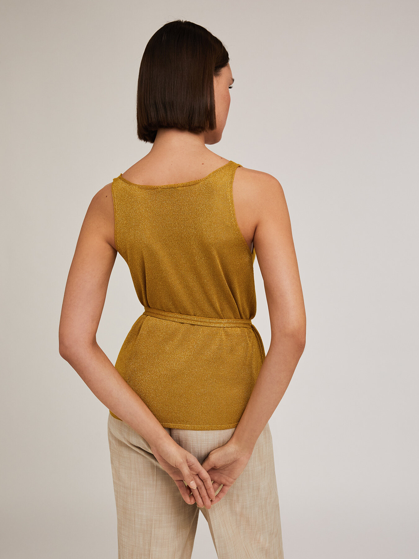 Lurex knit Cache Coeur top image number 1