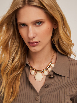 Barbieri Collection necklace with resin pendants