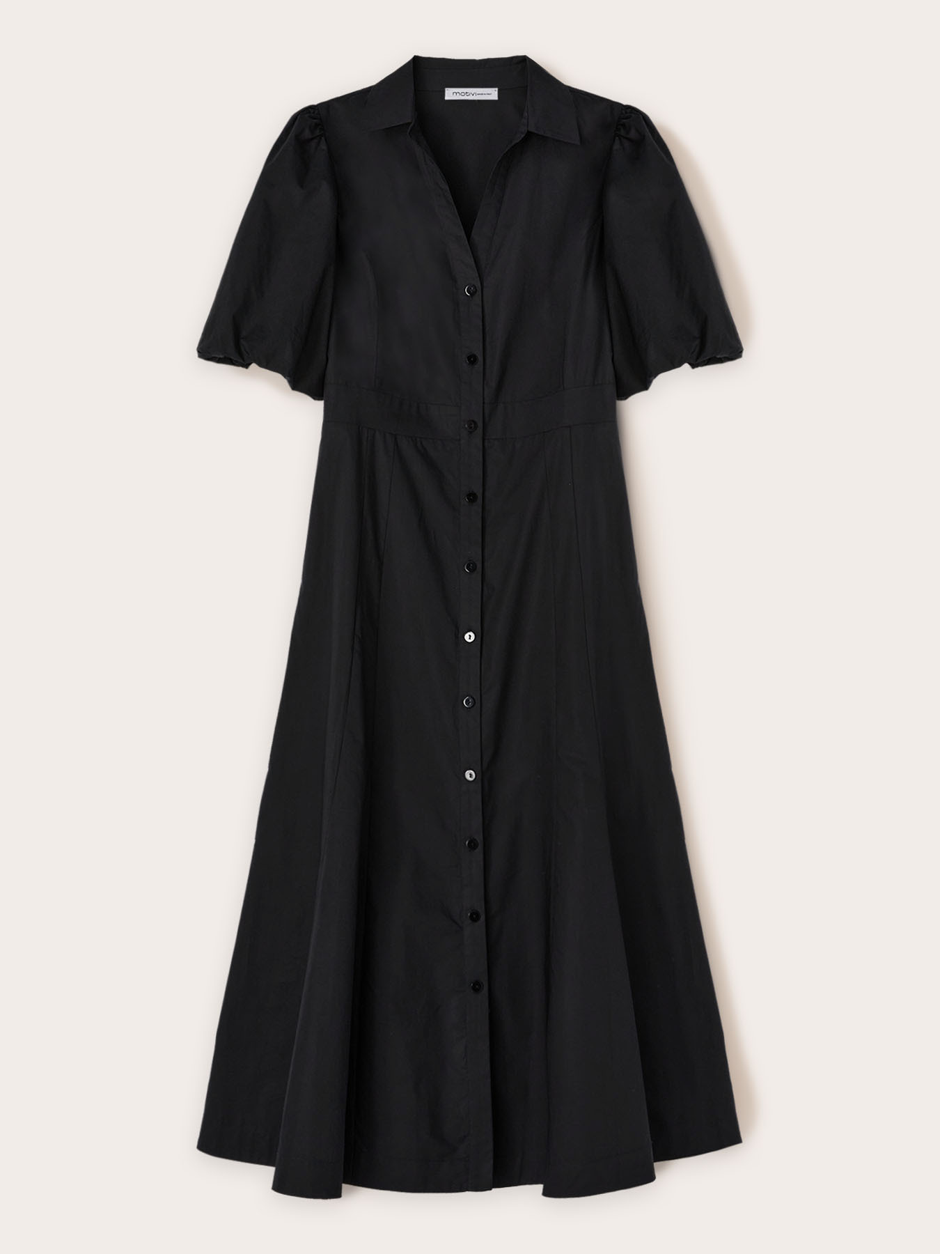 Vestido camisero de popelina image number 4