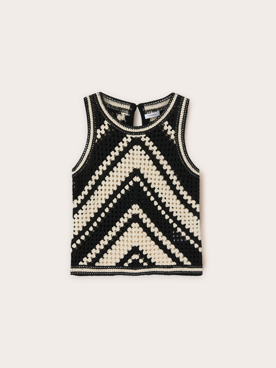 Top en punto de ganchillo