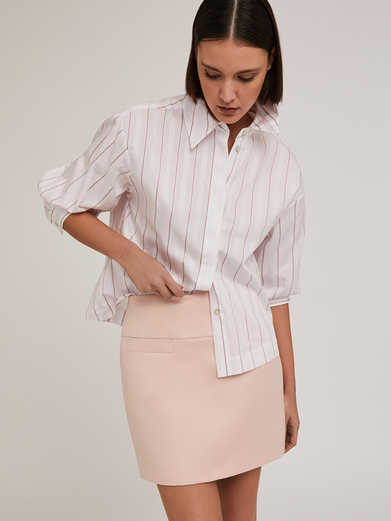 Camicia boxy a righe
