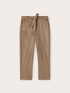 Pantaloni con cintura in tessuto spalmato image number 4