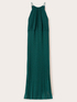 Vestito lungo in jersey lurex pliss&eacute; image number 4