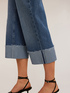 Cropped wide-leg jeans image number 3