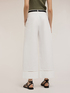 Pantalones wide con detalle ajour&eacute; image number 1