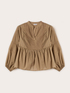 Oversized blouse with pleated feature image number 4