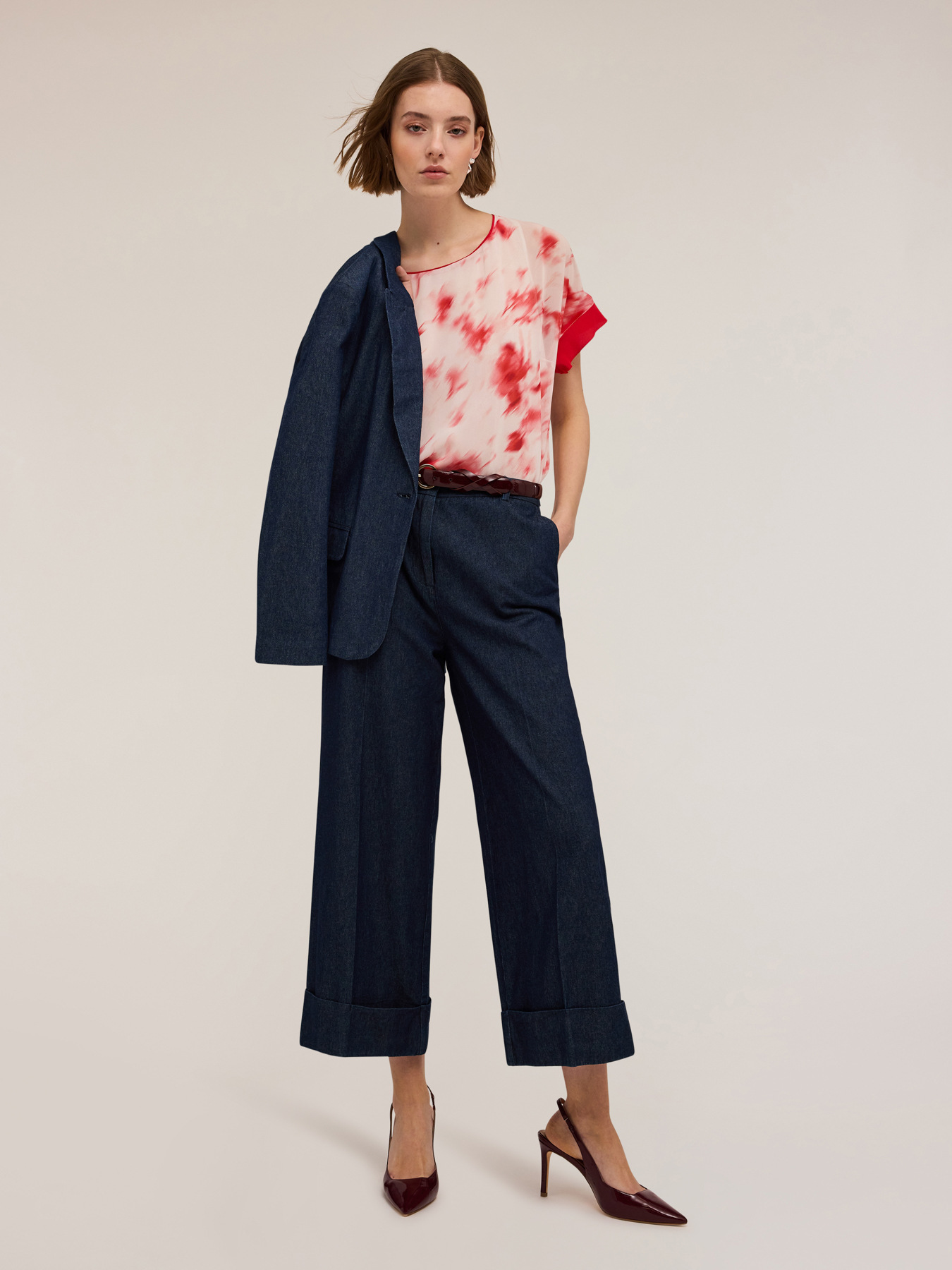 Bluse aus Georgette mit Chin&eacute;-Muster image number 3