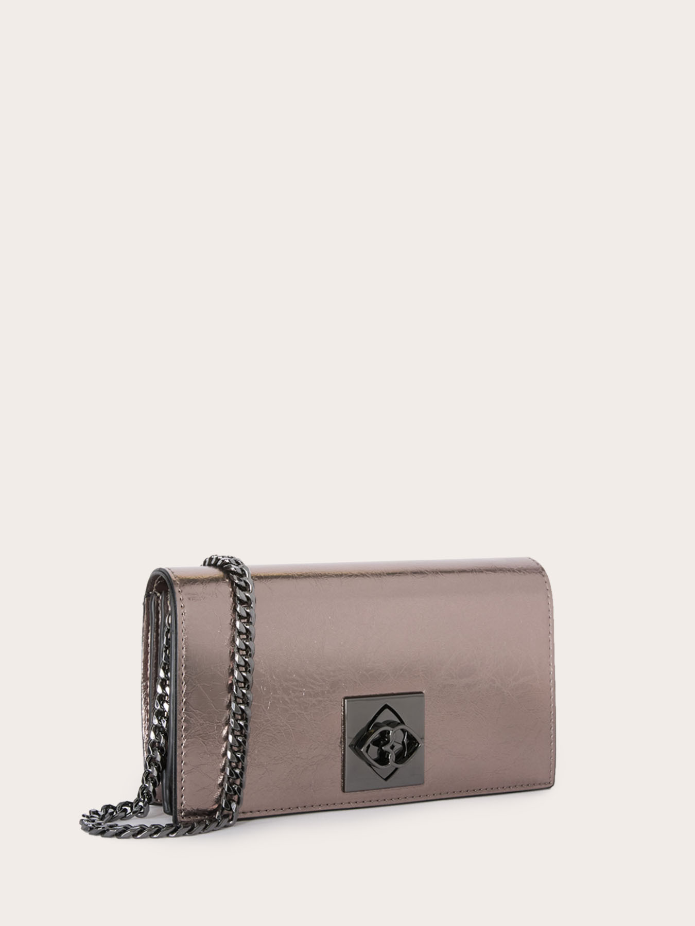 Sac portefeuille lam&eacute; or image number 3