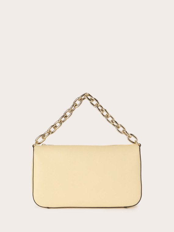 Borsa a tracolla in tessuto spalmato