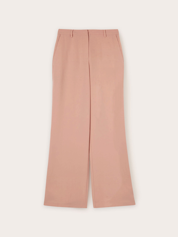 Pantaloni palazzo in envers satin