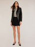 Blazer &agrave; simple boutonnage en tissu enduit image number 2