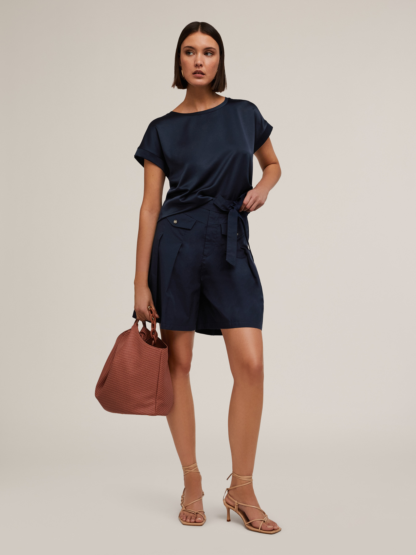 Tricou din două materiale image number 0