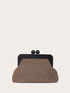 Borsa clutch effetto stuoia image number 2