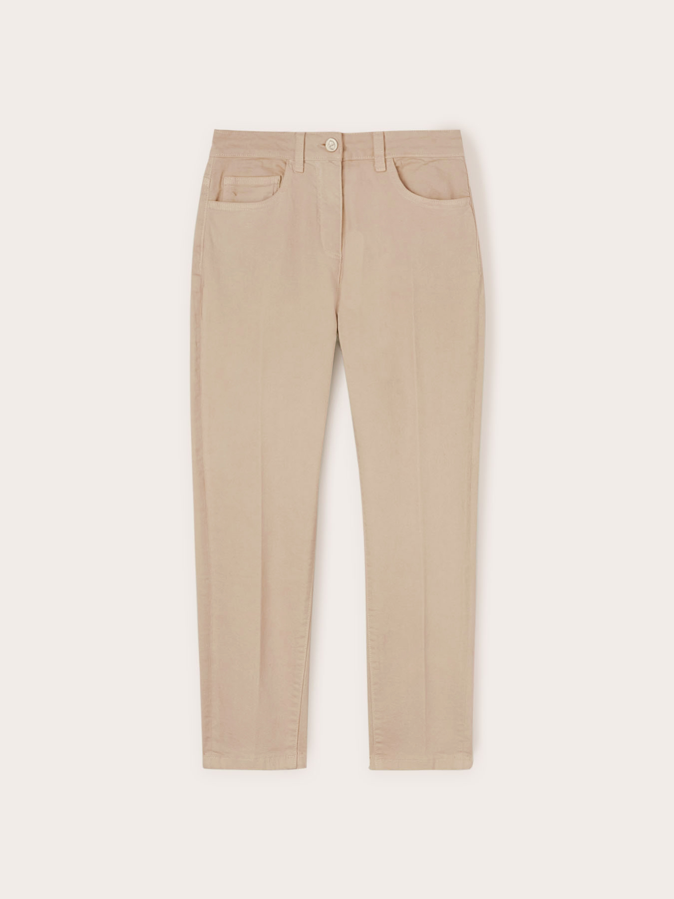 Rianne carrot fit drill trousers image number 4