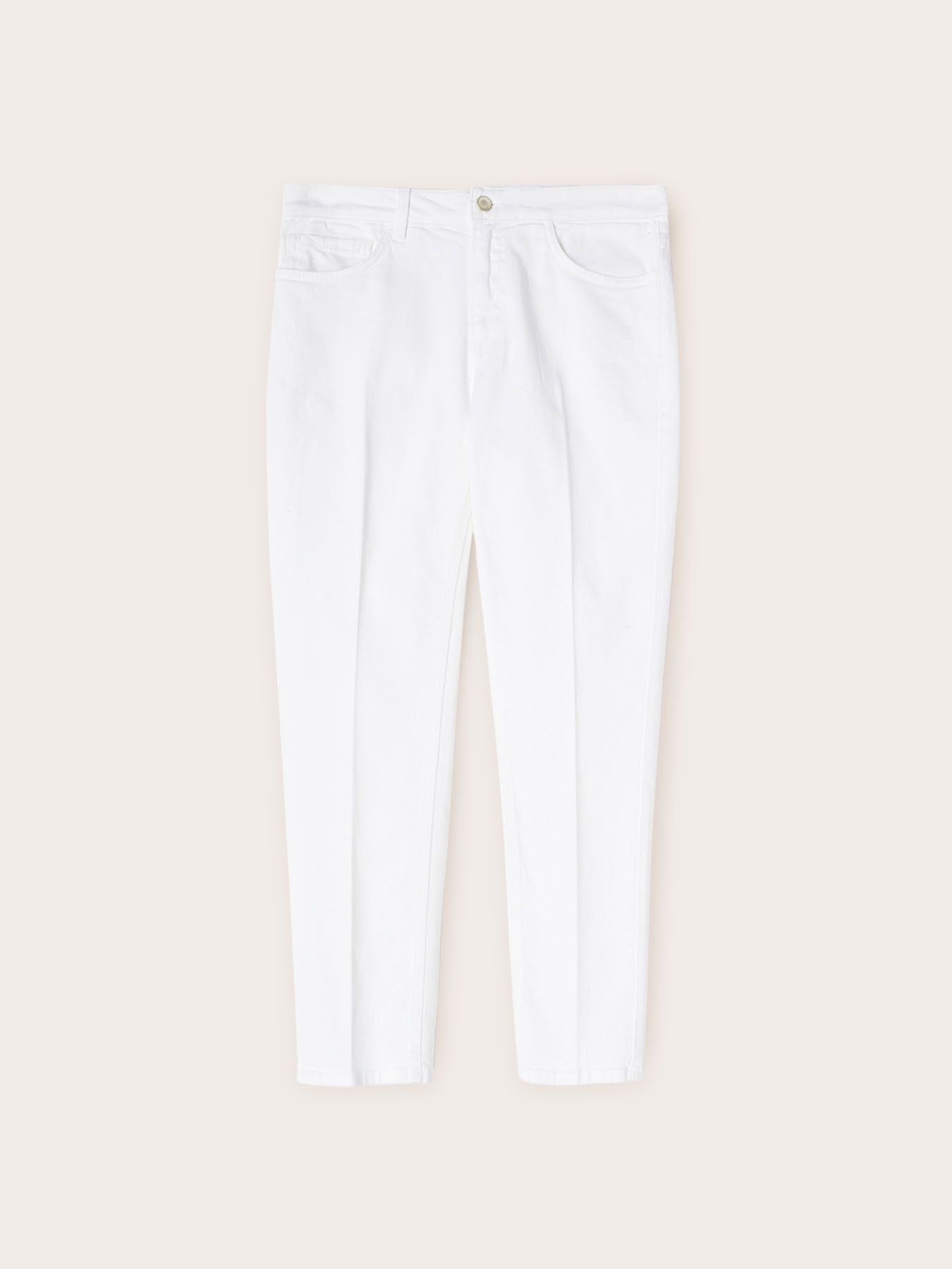 Pantaloni cu cinci buzunare din drill image number 4