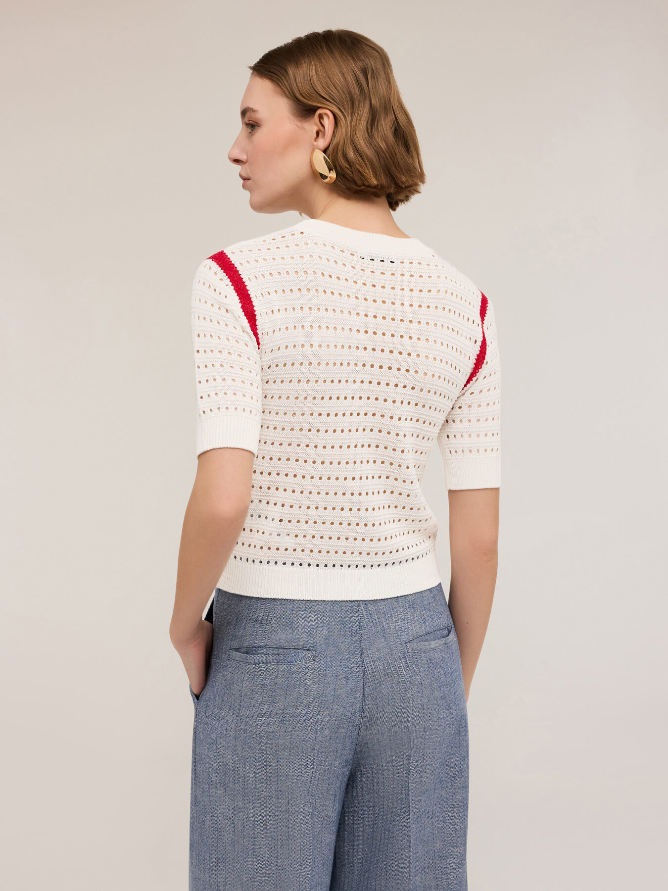 Su&eacute;ter efecto crochet image number 1