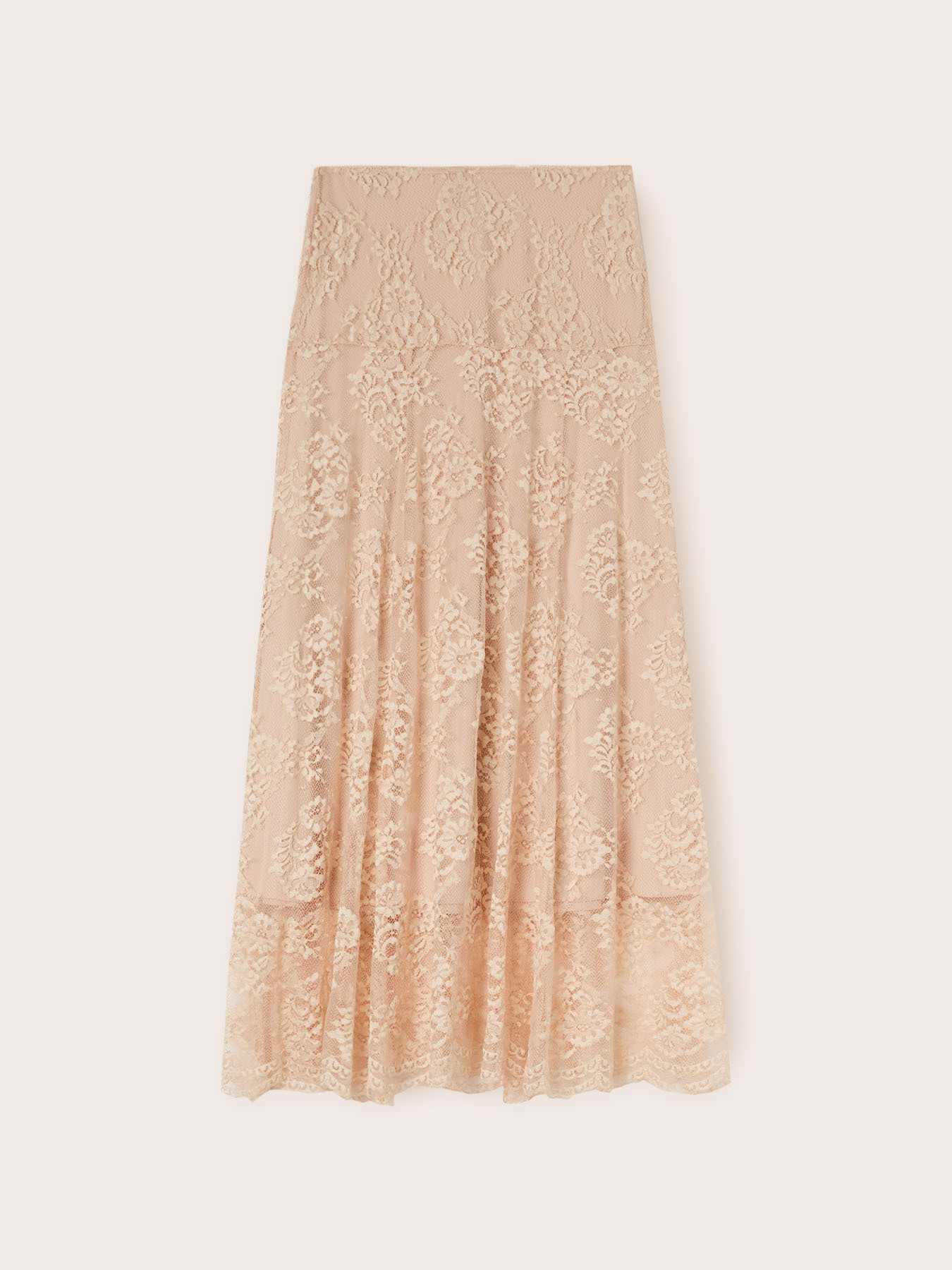 Falda larga de encaje image number 4